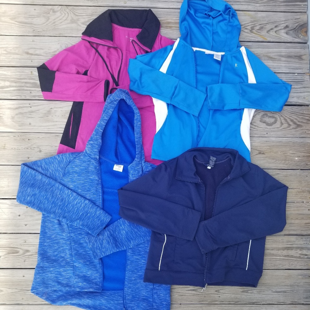 Lot of 4 Atletic Jackets